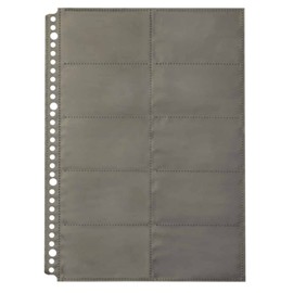 キングジム(Kingjim) 名刺ホルダー 台紙 ショットドックス 差替式 A4 36SDD 黒