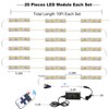 EAGWELL Storefront Lights 40 FT 80 Pieces Store Window LED