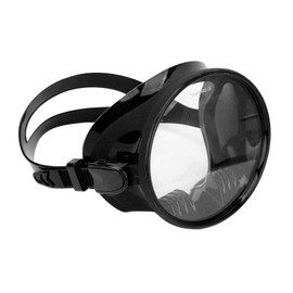 Jiawu Snorkel Mask, Anti-Fog Diving Mask, Universal Snorkel Goggles, Leak-Proof Wide Vision Diving Snorkel Equipment for Men, Women, Teenagers, Swimming, Snorkelling (Black)