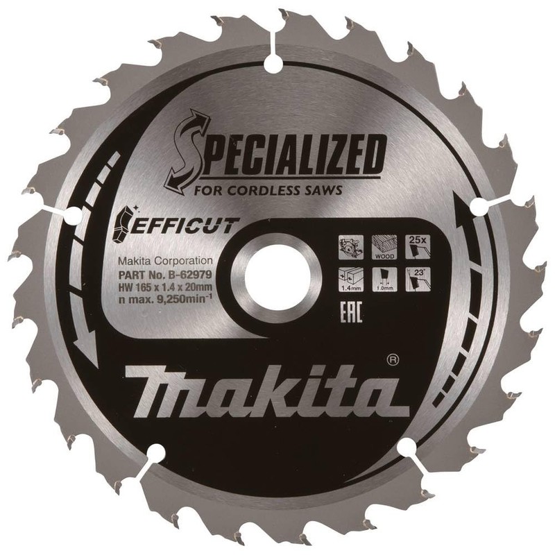 EFFICUT Saw Blade 185 x 30 x 24T