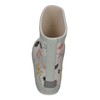 KOEL Barefoot Wellie Bare Wellington Boots, Multi White Flowers, Size: