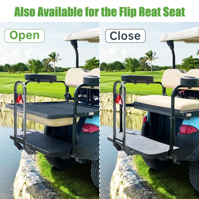 10L0L Golf Cart Universal Rear Safety Grab Bar Compatible with