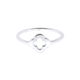 Elli Women's 925 Sterling Silver Clover Leaf Ring Size - N 0609210616_54