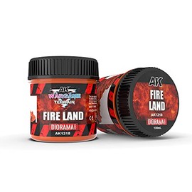 AK Interactive - Fire Land Wargame Terrain 100ml - AK1218