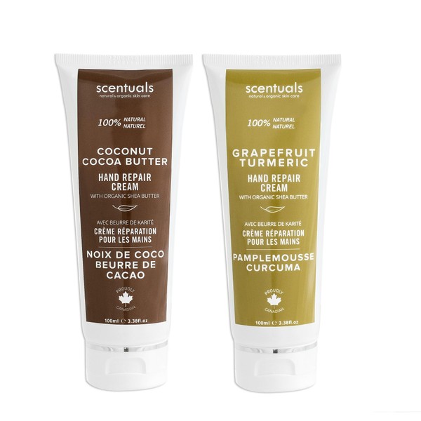 Hand Cream Set of 2, with Shea Butter, Cocoa Butter,