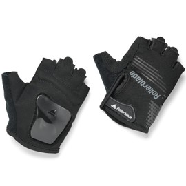 Rollerblade Skate Gear Gloves, Inline Skate Protective Gear, Hand Guards for Adults, Black, L