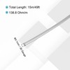 sourcing map 38 Gauge/0.1 mm Nichrome 80 Cr20Ni80 Heating Resistance