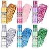 DAGEDA 6 Colors Body Glitter Stick Set, Sparkling Face Hair