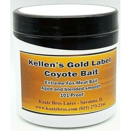 Gold Label - Coyote Bait - Kellen's Bait Kaatz Brothers Trapping Supplies 16 Ounce Jar