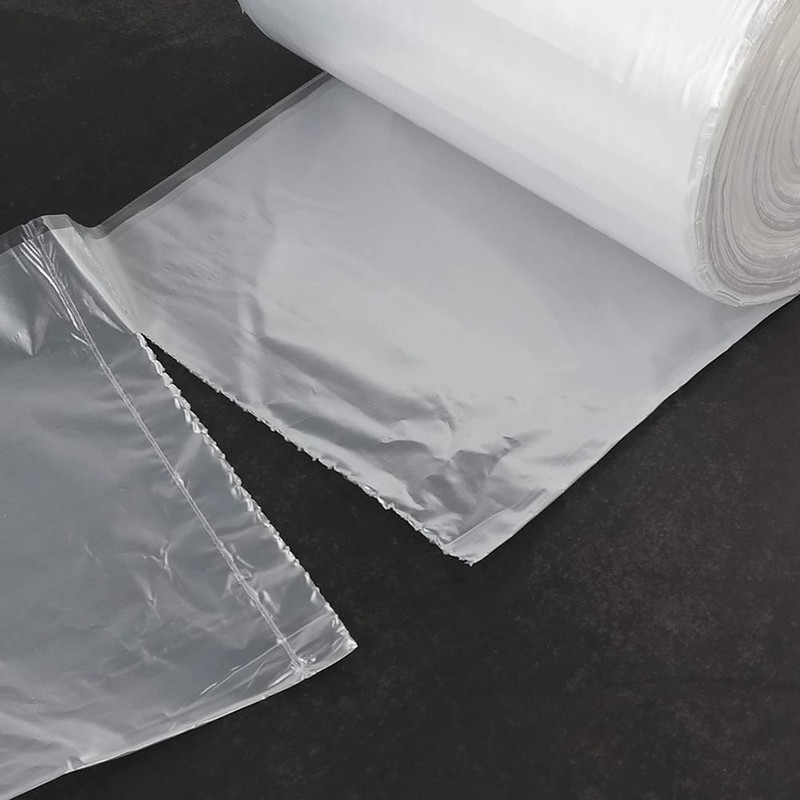 Cadineer Clear Bin Liners Bags, Plastic Trash Bag for Bathroom