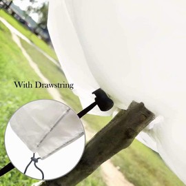 Agfabric Plant Covers Freeze Protection 0.95oz H108''xW96'' Shrub Jacket - Frost Blanket for Harsh Weather Resistance & Season Extension