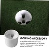 WOONEKY 4pcs Golf Putting Cups Durable Training Hole Cups for