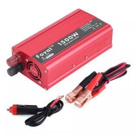 MIZETLI Inversor De Onda Sinusoidal Pura 1500w 12v/110v Dos Enchufe