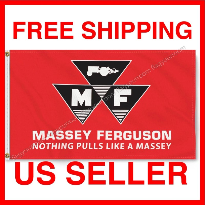 Massey Ferguson Tractor Flag 3x5 FT Banner MF Farm US