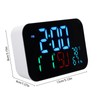 ZAICOLER Smart Clock Real Time Time, Date, Weekday Display Large