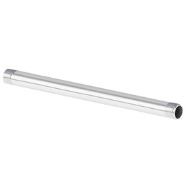 Quickun 304 Stainless Steel Pipe Fitting, 3/8" NPT x 3/8" NPT Male Malleable Nipple Cast Pipe 12" Length