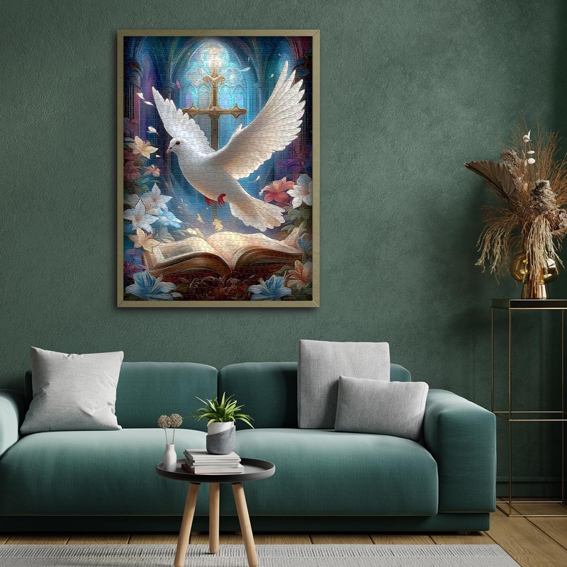 Christian Puzzles for Adults 1000 Pieces, Easter Religious Puzzle with