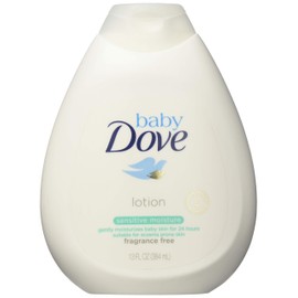 Baby Dove Lotion, Sensitive Moisture, 13 Fl Oz, Pack of 10