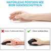 iClever Ergonomic Mouse Wireless, Vertical Mouse 6 Buttons with Adjustable