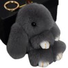 Bestowal Soft Fluffy Faux Fur Rabbit Doll Keychain Pendant (18cm,