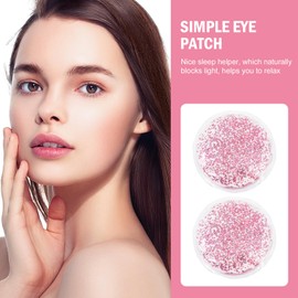 minkissy 2pcs Eye Patch Tired Eyes Cooling Pads Injuries Cooling Pads Hydrating Eye Sleep Eye Cover Eye Masks Eye Pads for Puffy Eye Covers for Facials Eye Cold Under Eye Gel Pads Pvc