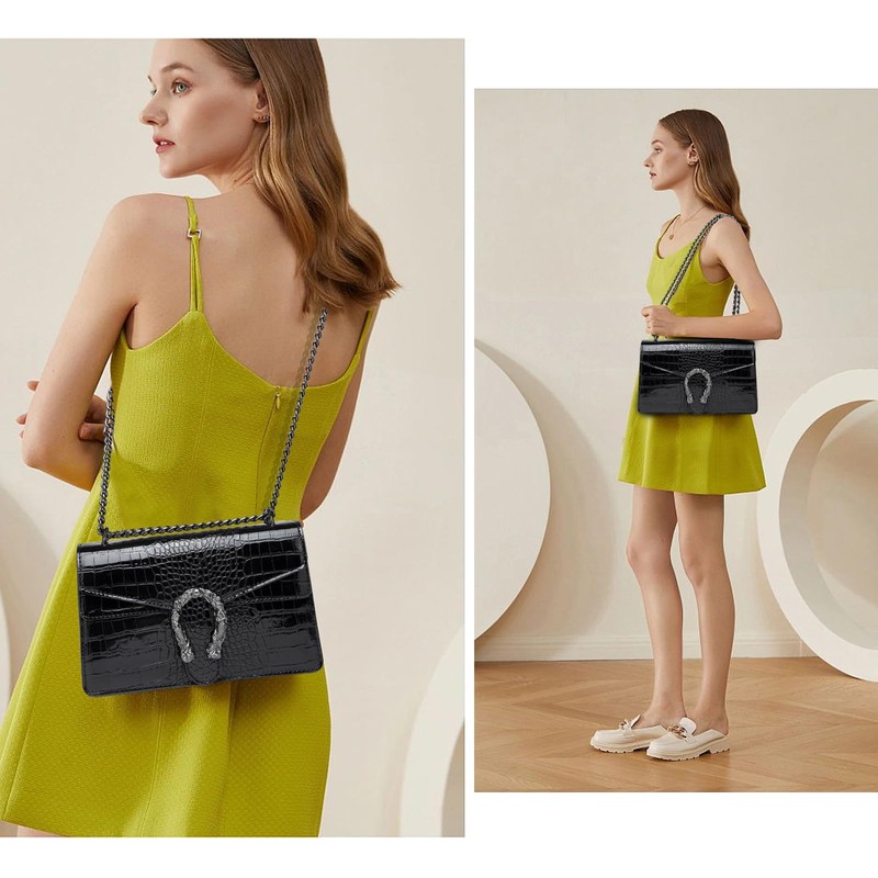 Travistar Crossbody Bag Women's Handbag Small Shoulder Bag Leather with