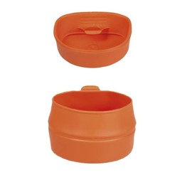 blntackle76 Set of 2 Folding Cups Plastic 200 ml Camping Cups Foldable (Orange)
