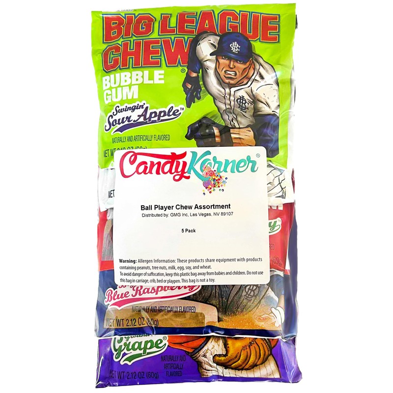 Ball Player Gum - Ball Player Chew - Assorted 2.12