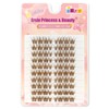 Brown Wimpern Extensions Set 80Pcs 10-14mm Mixed Künstliche Wimpern Cluster