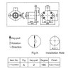 FJM Security Products FJM-3777-KA FJM Security MEI-3777-KA Diamond Back Deadbolt