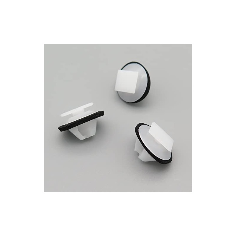 VVO 10 x White Plastic Lower Exterior Door Fixing Clips