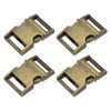 PATIKIL Metal Buckle, 4 Pack Quick Side Release Clips for
