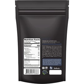 Organic Black Currant Powder from Freeze Dried Black Currants - Rich in Anthocyanins & Polyphenols - Plant Based Vitamin C - for Smoothies, Baking & Organic Food Coloring – 2.65oz