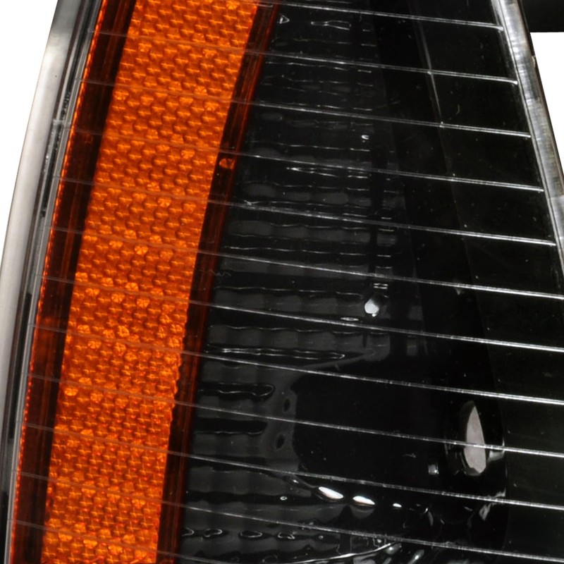 Spec-D Tuning Black Housing Clear Lens Corner Lights Compatible with