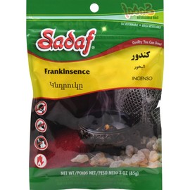 Sadaf Frankincense - Condor Livani Incense - Frankincense Incense for Meditation - Non-Edible - Kosher - 3 Oz Resealable Bag