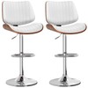 YaFiti Bar Stools Set of 2, Adjustable Swivel Barstools for