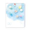 Kamio Japan 226620 Clear File with Zipper 6P File Mogunyan