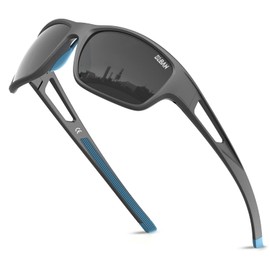 BLBAN Sports Polarized Sunglasses for Men Women Fishing Running Cycling Golf Unbreakable TR90 Frame UV400 Protection