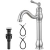 Heyalan Vessel Sink Faucet Tall Bathroom Faucet Single Handle 1