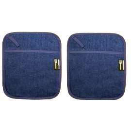 Sainsburys Pair of Ulster Weavers Blue Denim Oven Mitts/Gloves