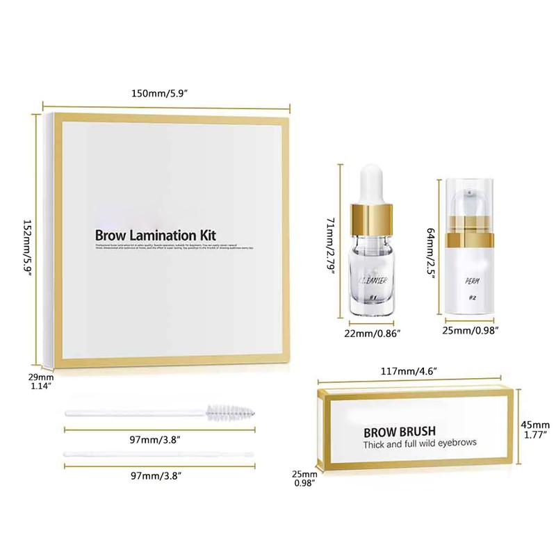 Eyebrow Lamination Kit Professional Instant Eyebrow Lift Kit for Salon