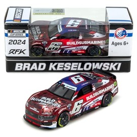 Lionel Racing Brad Keselowski 2024 BuildSubmarines Patriotic Salutes Diecast Car 1:64 Scale