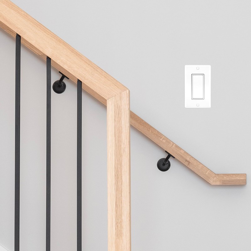 Maxxima 4-Way/Single Pole Decorative Wall Light Switch 15A On/Off Soft