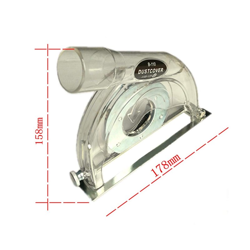 LICHIFIT Grinder Dust Collection Cover Dust Collector Connection to Clean
