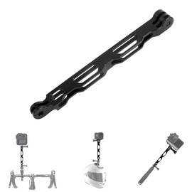 Extension Helmet Mount for GoPro Aluminum Alloy Extension Arm for Action Camera Support Post for GoPro Hero 8/7/6/5/4/3 XiaoYi Sargo OSMO Action