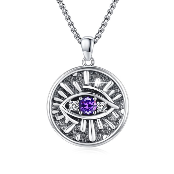 YEESIA - Collar con colgante de plata de ley 925