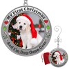 2024 Puppy Photo Xmas Ornament - My First Christmas and
