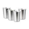 YOLCAR 4Pack 6oz Small Stainless Steel Cups, BPA Free Healthy
