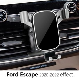 LUNQIN Car Phone Holder for Ford Escape 2020-2026 and Escape Hybrid 2020-2026 Auto Interior Accessories Cell Phones Mount Cellphone Mobile Cradle Charging Navigation GPS Bracket Screen Stand Accessory