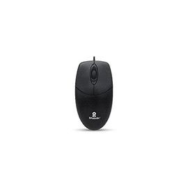 BROBOTIX ACCRBT5810 Mouse Básico USB 497202, Negro, 3 Botones, Alámbrico, Óptico